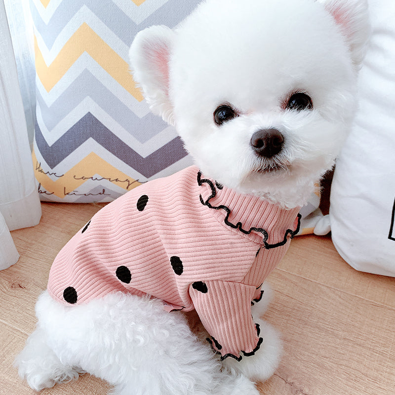 Dog Polka Dot Top