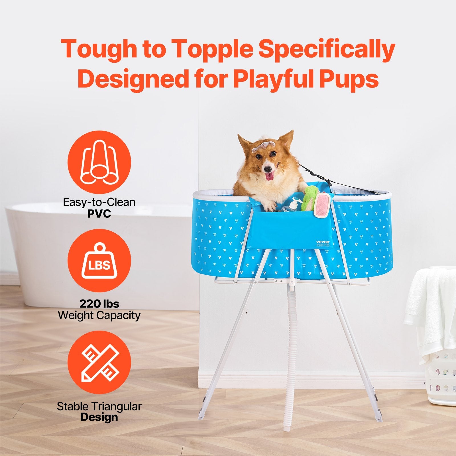 Foldable Dog Bathtub