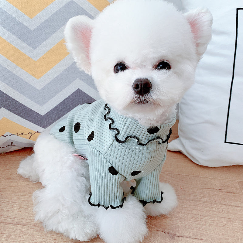 Dog Polka Dot Top