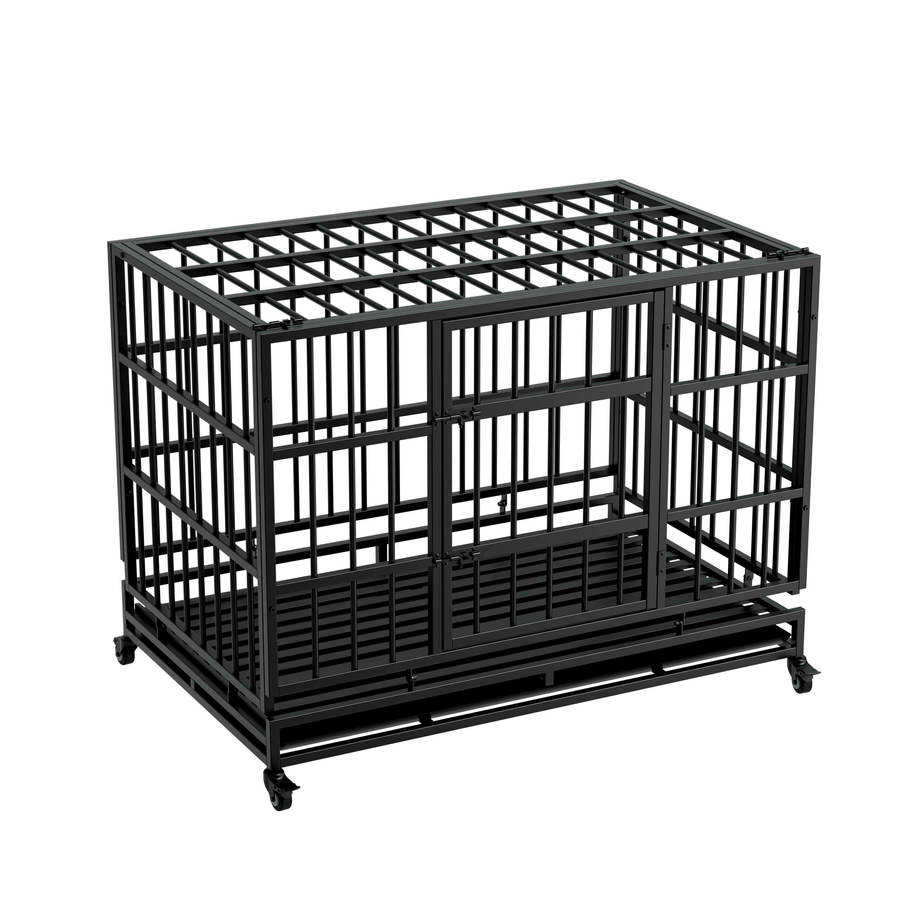 Indestructible Dog Crate With Wheels