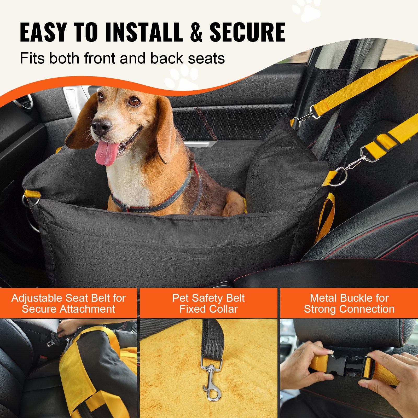 VEVOR Dog Booster Car Seat